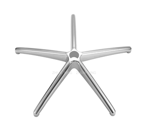 Silla de oficina con base de oro